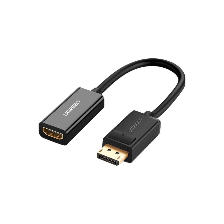 Перехідник Display Port M to HDMI F 1080P black Ugreen (40362) - фото 1