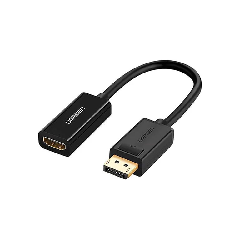Перехідник Display Port M to HDMI F 4K30Hz black Ugreen (40363) - фото 1