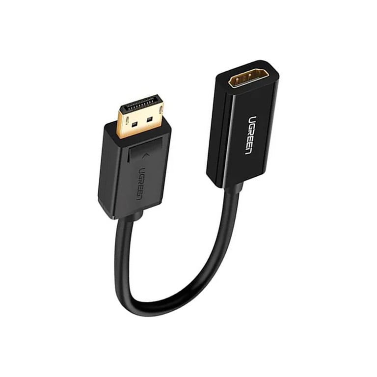 Перехідник Display Port M to HDMI F 4K30Hz black Ugreen (40363) - фото 2
