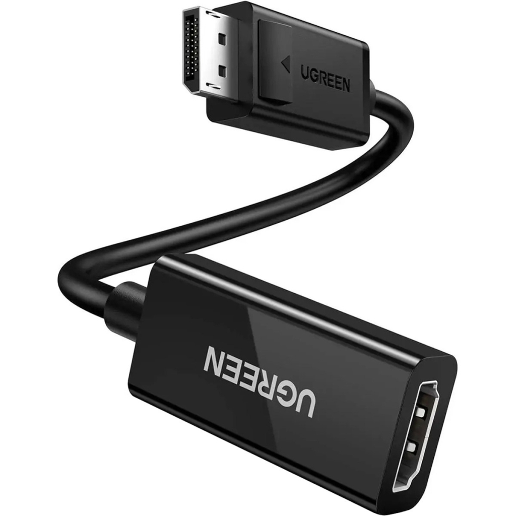 Перехідник Display Port M to HDMI F 4K60Hz black Ugreen (70694) - фото 1
