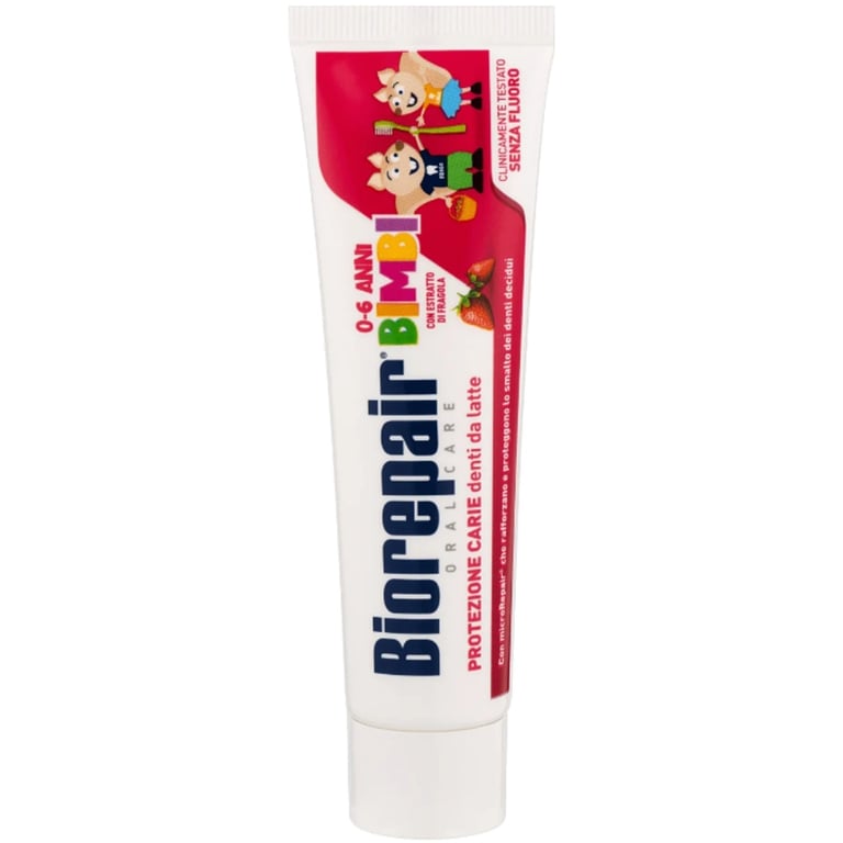 Дитяча зубна паста Biorepair Веселе мишеня 50 ml Cуниця (8017331097120) - фото 2