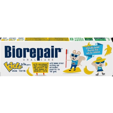 Дитяча зубна паста Biorepair Веселе мишеня 50 ml Банан (8017331095492) - фото 1