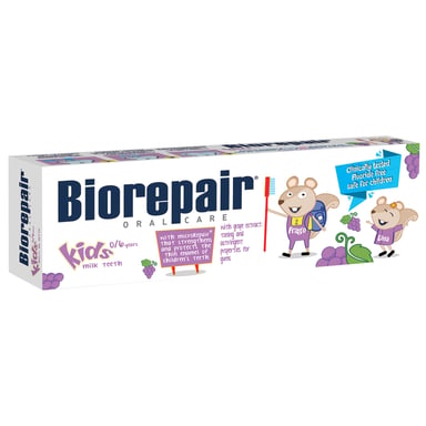 Дитяча зубна паста Biorepair Веселе мишеня 50 ml Виноград (8017331097144) - фото 1