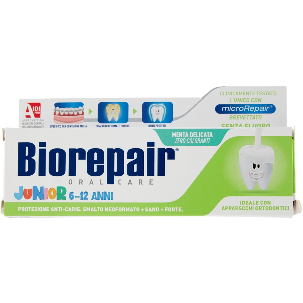 Дитяча зубна паста Biorepair Джуніор від 6 до 12 років 75 ml (8017331097311) - фото 1