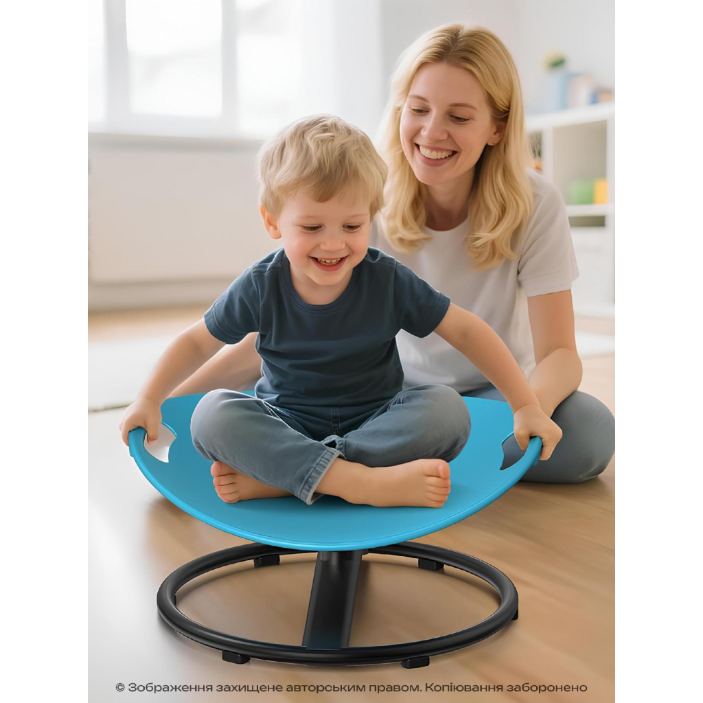 Гойдалка дитяча DKWAY CK-7 (тренування рівноваги) блакитна (548901978) - фото 6 Гойдалка дитяча DKWAY CK-7 (тренування рівноваги) блакитна (548901978) - фото 6