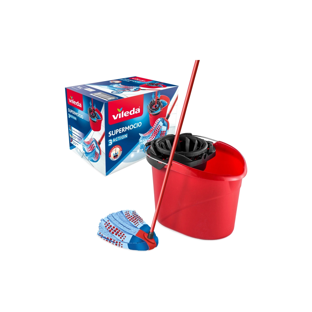 Комплект для прибирання Vileda Super Mocio 3Action (4023103158344) Комплект для прибирання Vileda Super Mocio 3Action (4023103158344)