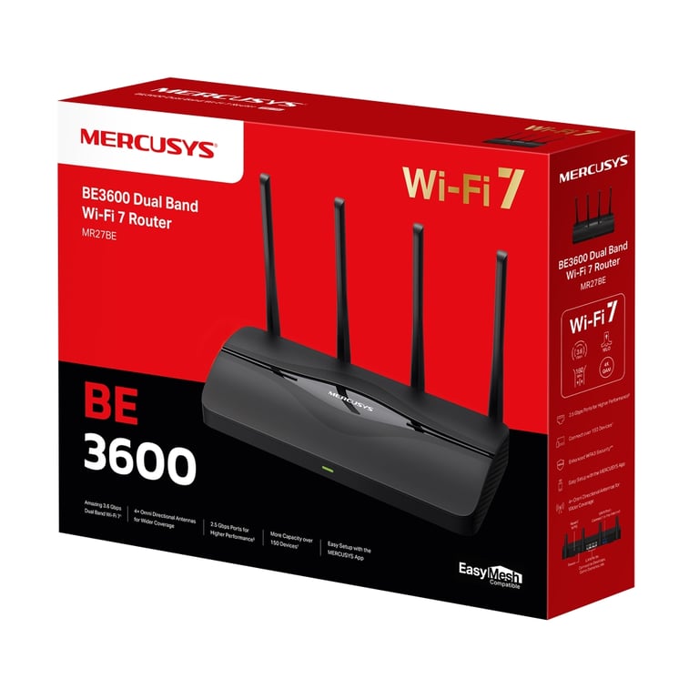 Маршрутизатор Mercusys MR27BE - фото 3