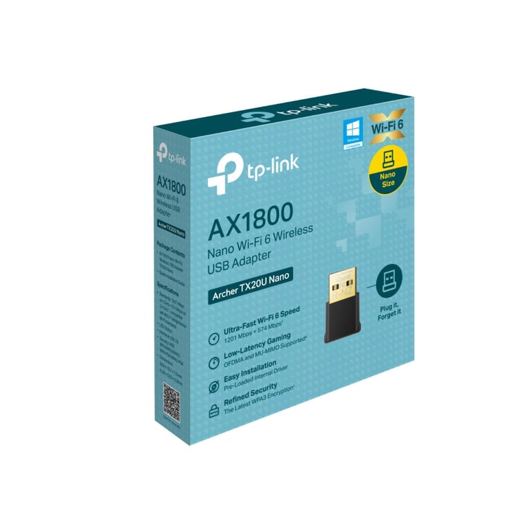 Мережева карта Wi-Fi TP-Link Archer TX20U Nano (ARCHER-TX20U-NANO) - фото 2