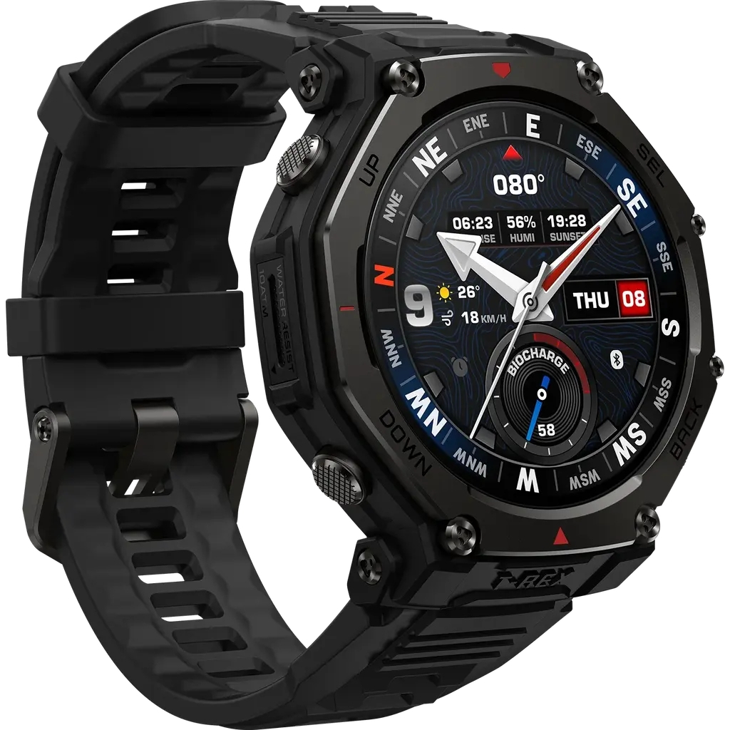 Смарт-годинник Amazfit T-Rex 3 Pro 48mm W2444OV1N Tactical Black (1170956) - фото 3 Смарт-годинник Amazfit T-Rex 3 Pro 48mm W2444OV1N Tactical Black (1170956) - фото 3