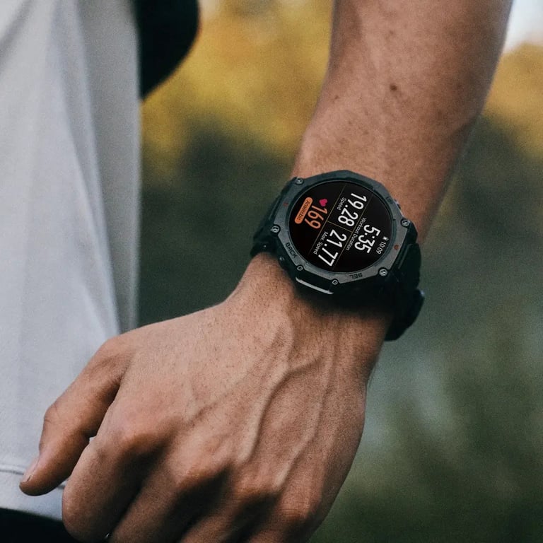 Смарт-годинник Amazfit T-Rex 3 Pro 48mm W2444OV1N Tactical Black (1170956) - фото 7