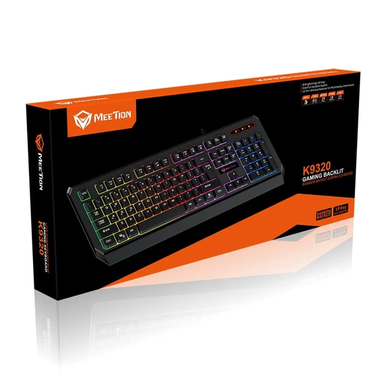 Клавіатура Meetion K9320 USB UA Black (MT-K9320-A-RUA) - фото 3