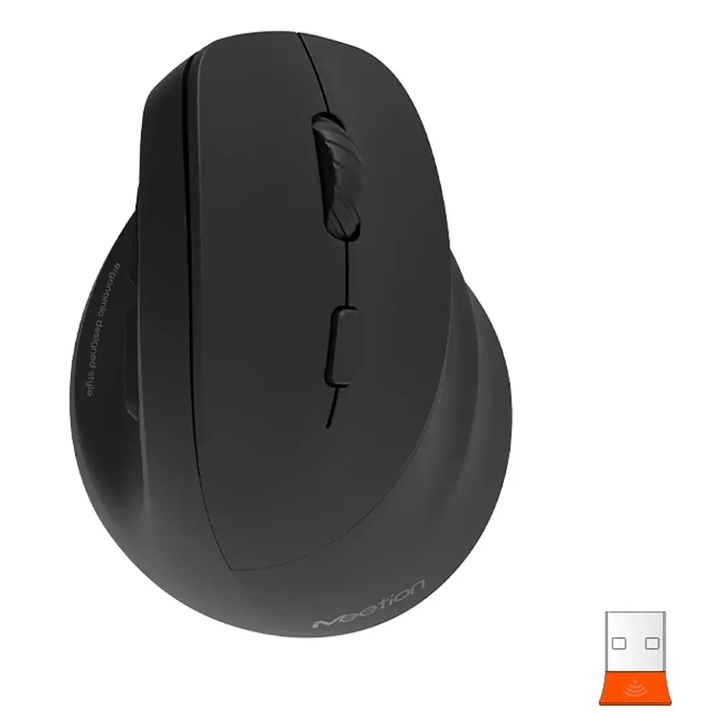 Мишка Meetion BTM010R RGB Bluetooth/Wireless Black (MT-BTM010R-A) - фото 1