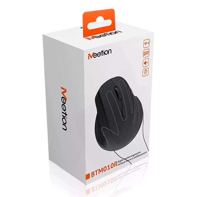 Мишка Meetion BTM010R RGB Bluetooth/Wireless Black (MT-BTM010R-A) - фото 3