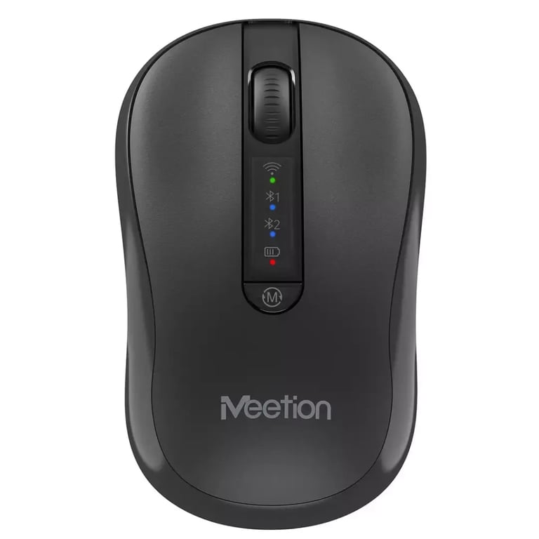 Мишка Meetion BTM185 Bluetooth/Wireless Black (MT-BTM185-A) - фото 1