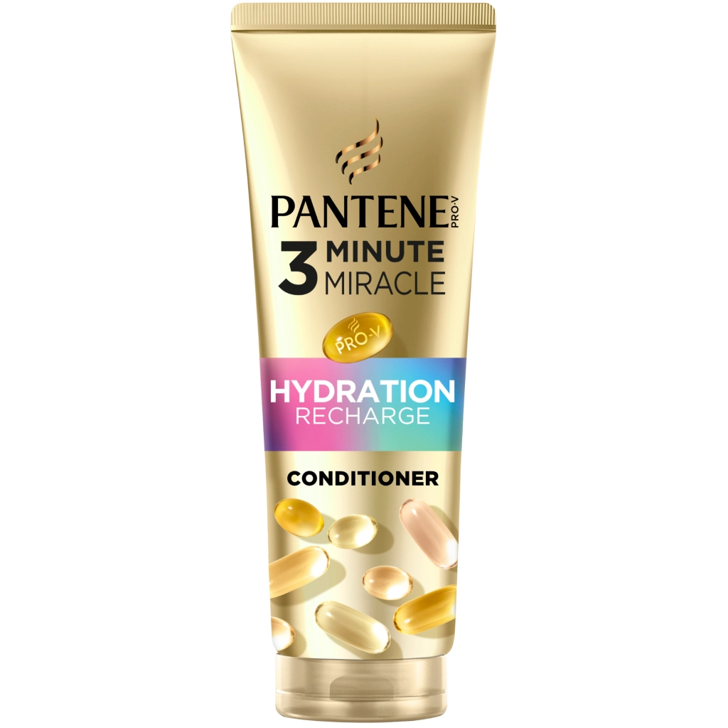 Кондиціонер для волосся Pantene Pro-V 3 Minute Miracle Hydration Recharge 220 мл (8700216938860) - фото 2 Кондиціонер для волосся Pantene Pro-V 3 Minute Miracle Hydration Recharge 220 мл (8700216938860) - фото 2