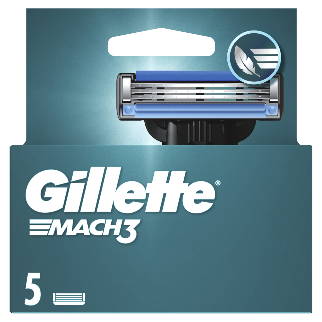 Змінні касети Gillette Mach3 5 шт. (7702018552313) Змінні касети Gillette Mach3 5 шт. (7702018552313)