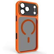 Чохол до мобільного телефона Armorstandart Unit-C MagCase SE Apple iPhone 17 Pro Max Orange Black (ARM86321) - фото 1