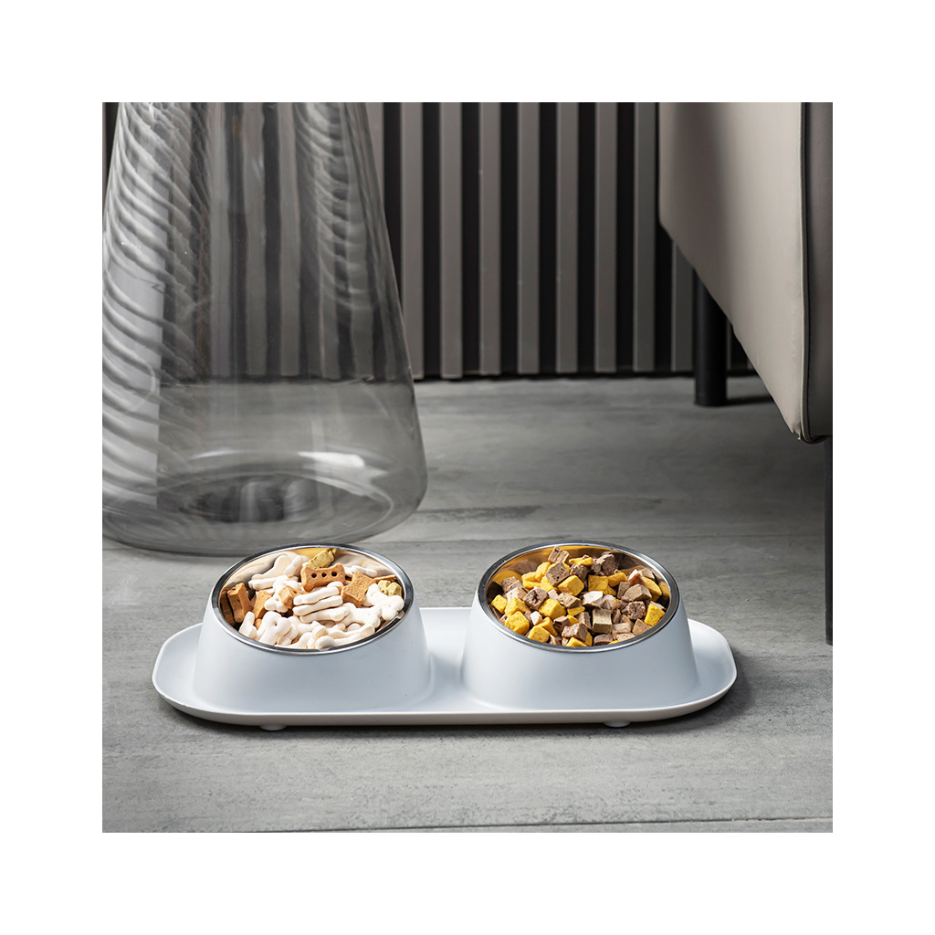 Посуд для котів Lapka Годівниця подвійна на підставці (LPK-25) - фото 6 Посуд для котів Lapka Годівниця подвійна на підставці (LPK-25) - фото 6