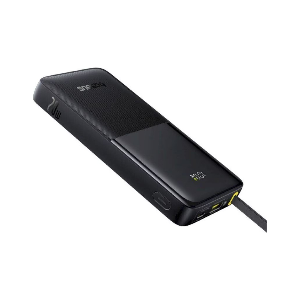Батарея універсальна Baseus Bipow 2 Digital Display 10000mAh 20W with Built-in USB-C Cable Black (P10077101113-00) - фото 5 Батарея універсальна Baseus Bipow 2 Digital Display 10000mAh 20W with Built-in USB-C Cable Black (P10077101113-00) - фото 5