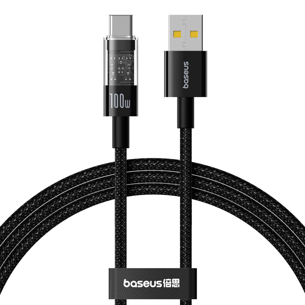 Дата кабель USB 2.0 AM to USB-C 1.0m 100W (20V/5A) Baseus (P10373002111-00) Дата кабель USB 2.0 AM to USB-C 1.0m 100W (20V/5A) Baseus (P10373002111-00)