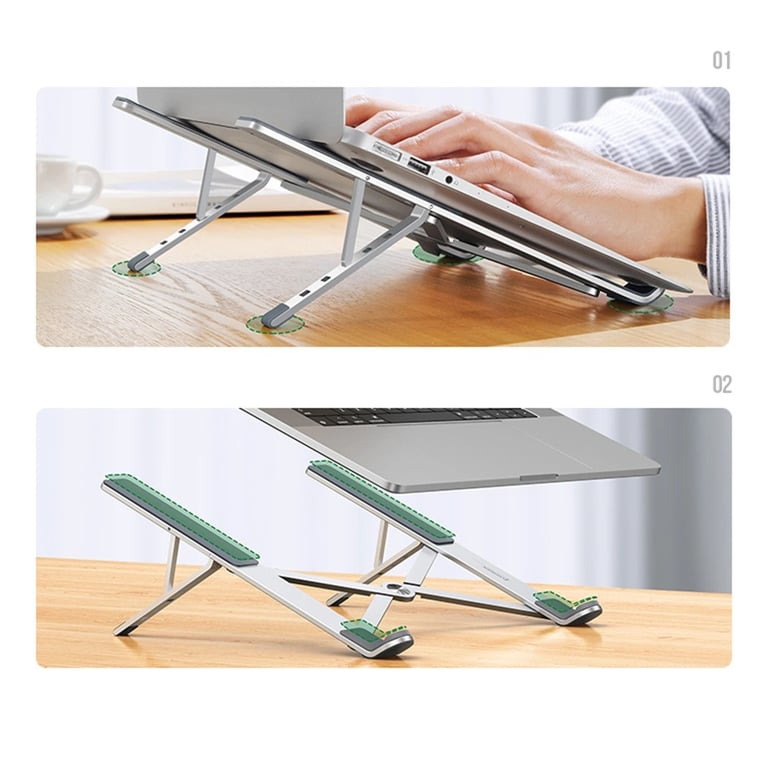 Підставка до ноутбука Ugreen LP451 Foldable Holder for Laptop Silver (40289) - фото 10
