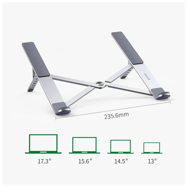 Підставка до ноутбука Ugreen LP451 Foldable Holder for Laptop Silver (40289) - фото 5