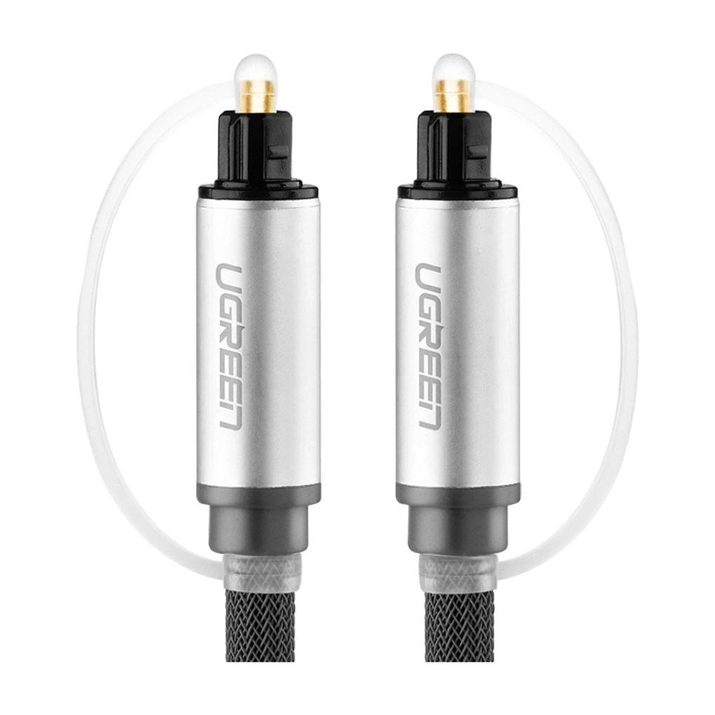 Кабель мультимедійний Optical Toslink 1.5m AV108 black Ugreen (10542) - фото 2 Кабель мультимедійний Optical Toslink 1.5m AV108 black Ugreen (10542) - фото 2