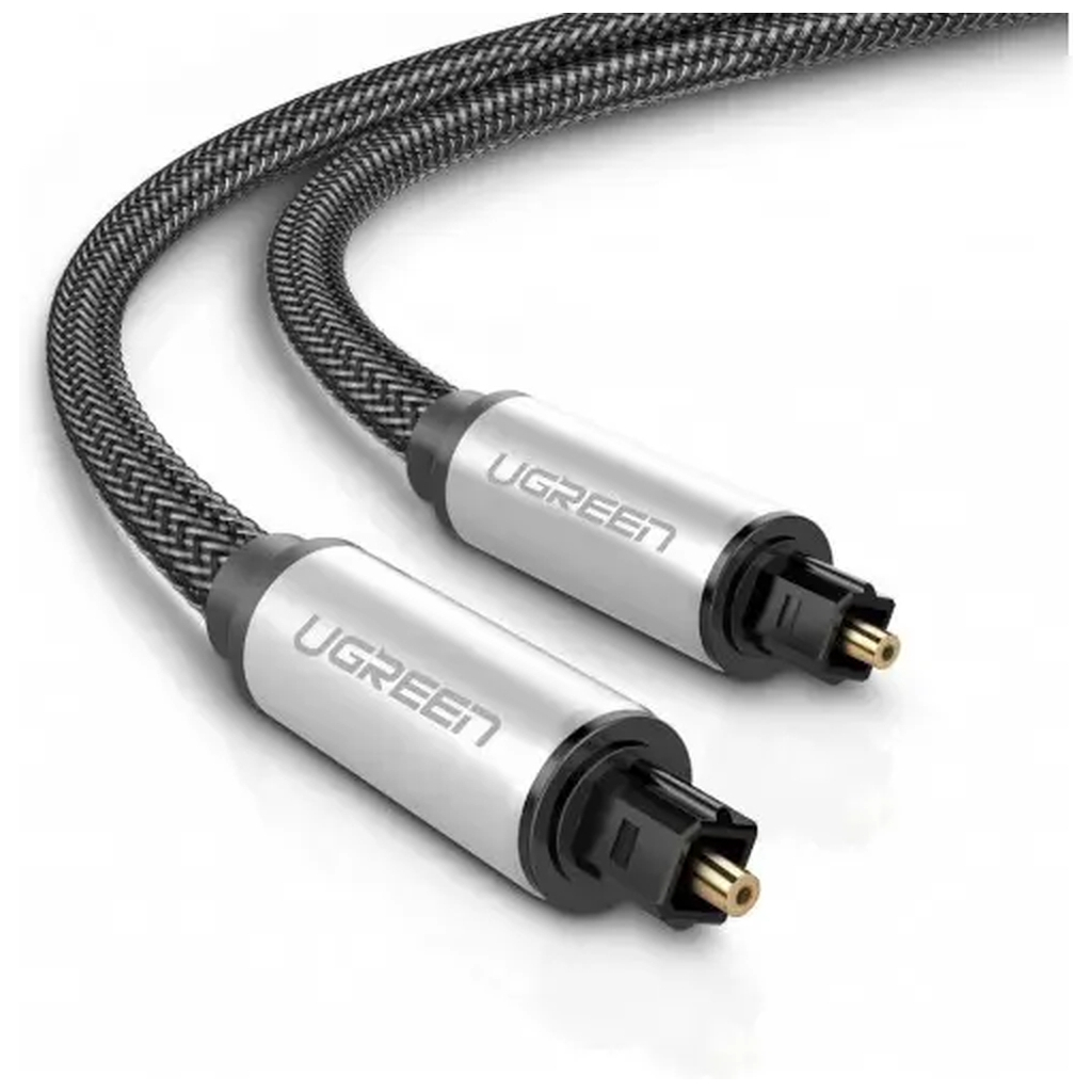 Кабель мультимедійний Optical Toslink 1.5m AV108 black Ugreen (10542) - фото 3 Кабель мультимедійний Optical Toslink 1.5m AV108 black Ugreen (10542) - фото 3