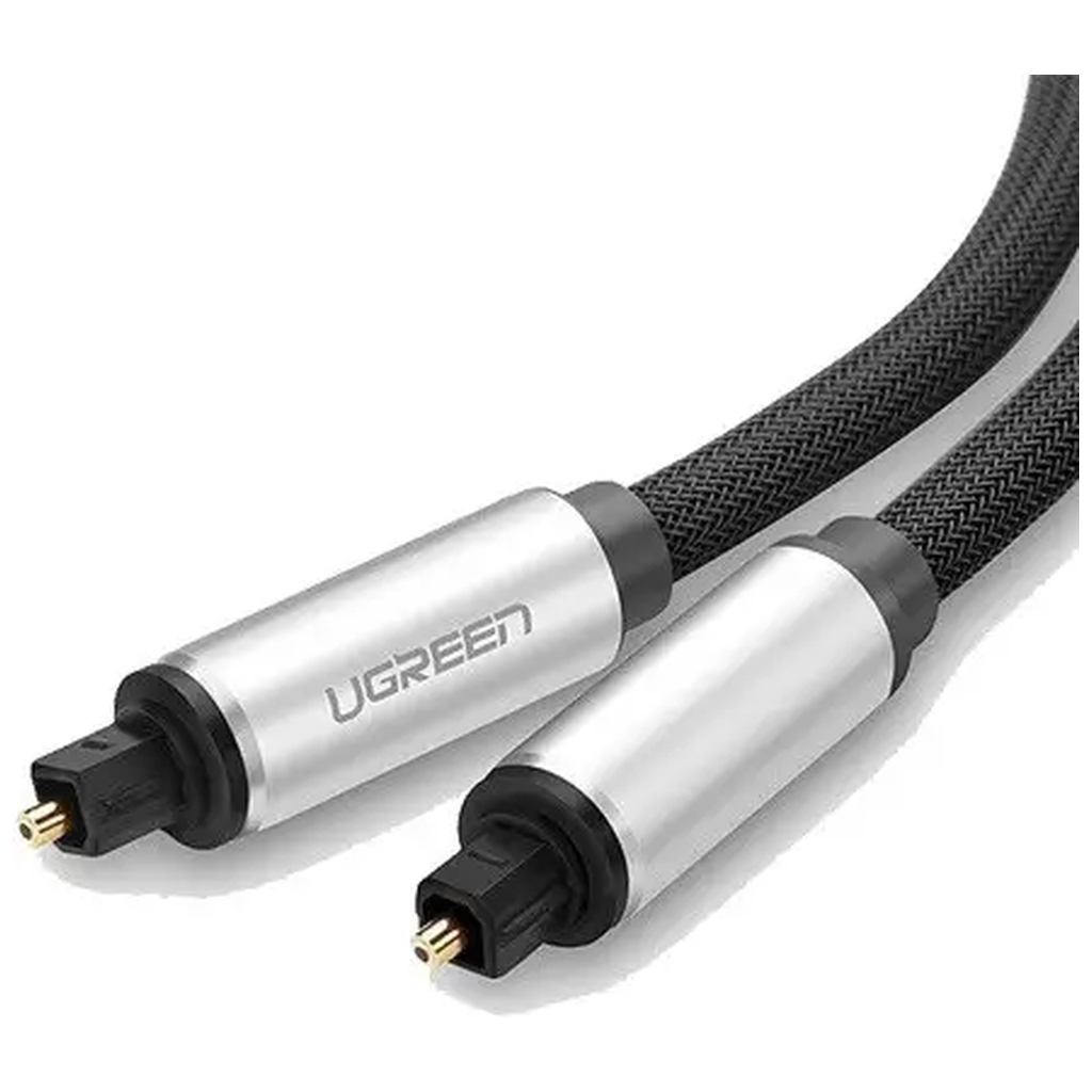 Кабель мультимедійний Optical Toslink 1.5m AV108 black Ugreen (10542) - фото 4 Кабель мультимедійний Optical Toslink 1.5m AV108 black Ugreen (10542) - фото 4