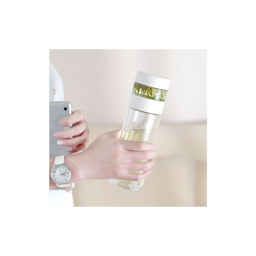 Термос Xiaomi Quange Intelligent Tea Separator Cup White (H8134) - фото 2 Термос Xiaomi Quange Intelligent Tea Separator Cup White (H8134) - фото 2