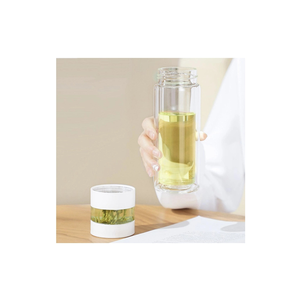 Термос Xiaomi Quange Intelligent Tea Separator Cup White (H8134) - фото 6 Термос Xiaomi Quange Intelligent Tea Separator Cup White (H8134) - фото 6