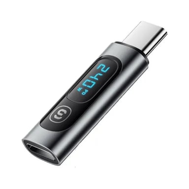 Перехідник USB-C F to USB-C M digital display Essager (EZJTT-TX0G-P)