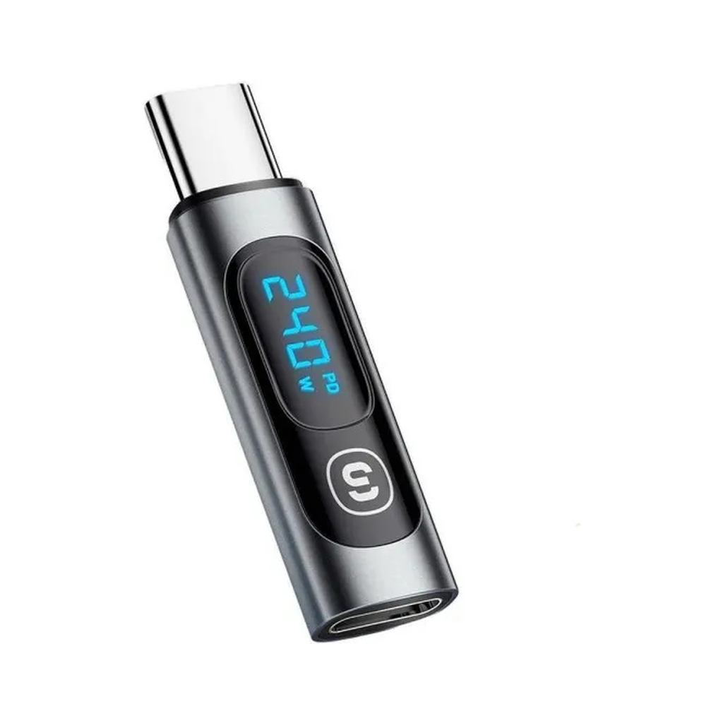 Перехідник USB-C F to USB-C M digital display Essager (EZJTT-TX0G-P) - фото 3 Перехідник USB-C F to USB-C M digital display Essager (EZJTT-TX0G-P) - фото 3