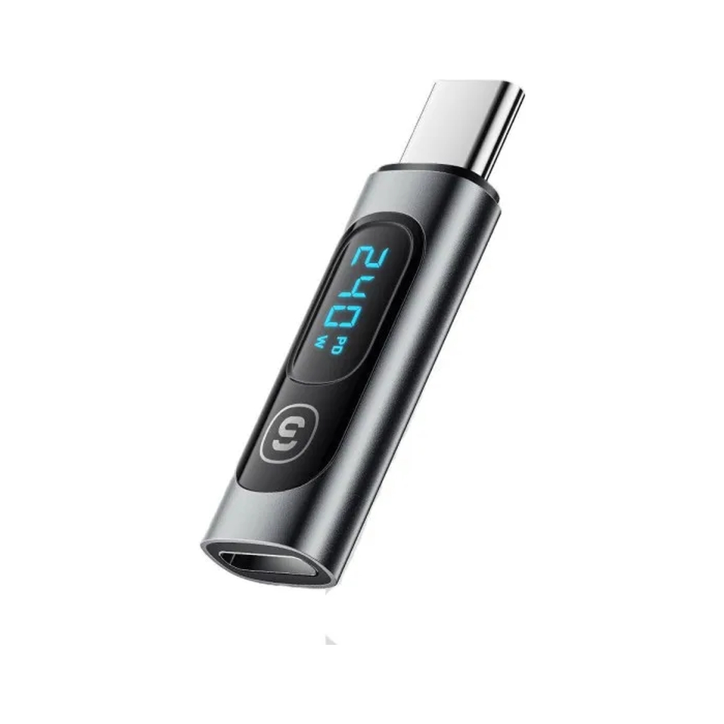 Перехідник USB-C F to USB-C M digital display Essager (EZJTT-TX0G-P) - фото 4 Перехідник USB-C F to USB-C M digital display Essager (EZJTT-TX0G-P) - фото 4