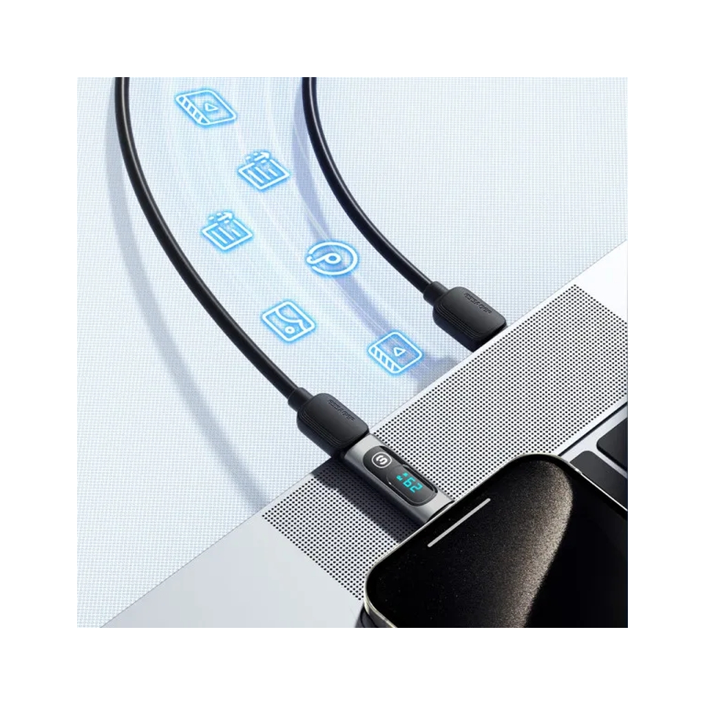 Перехідник USB-C F to USB-C M digital display Essager (EZJTT-TX0G-P) - фото 7 Перехідник USB-C F to USB-C M digital display Essager (EZJTT-TX0G-P) - фото 7