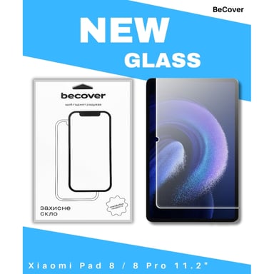 Скло захисне BeCover Xiaomi Pad 8 / 8 Pro 11.2" Clear (714575) - фото 1