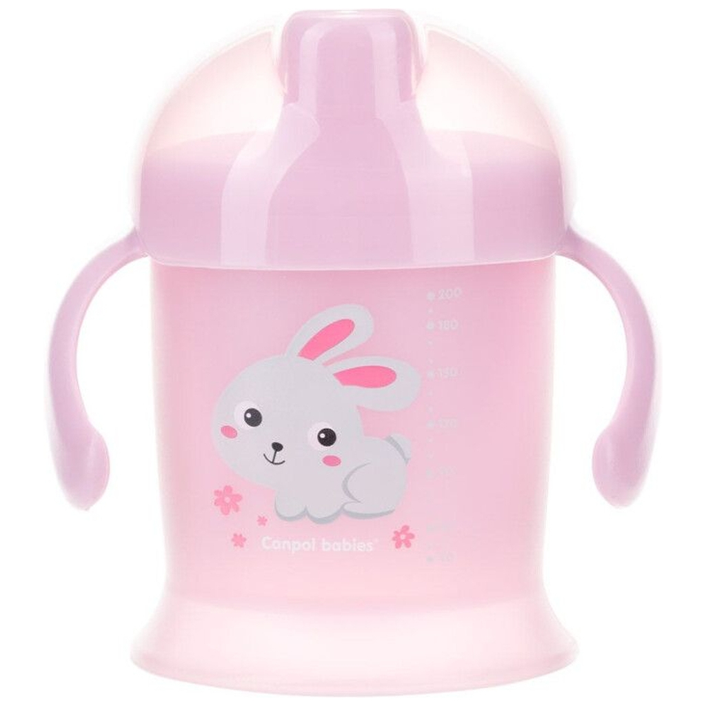 Поїльник-непроливайка Canpol babies Bunny&Company 200 мл Рожева (31/300_рож) Поїльник-непроливайка Canpol babies Bunny&Company 200 мл Рожева (31/300_рож)