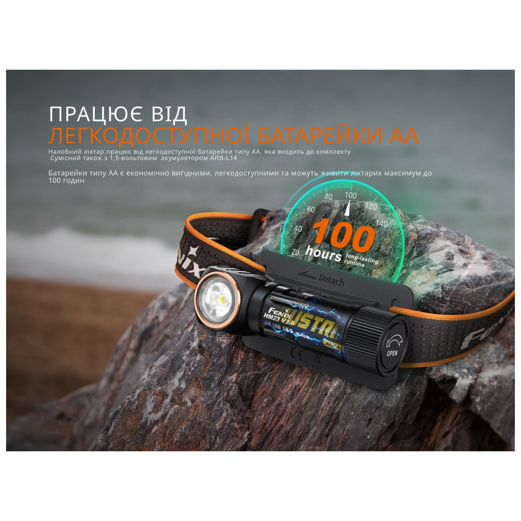 Ліхтар Fenix HM23 V2.0 з червоним світлом (HM23V20) - фото 11 Ліхтар Fenix HM23 V2.0 з червоним світлом (HM23V20) - фото 11