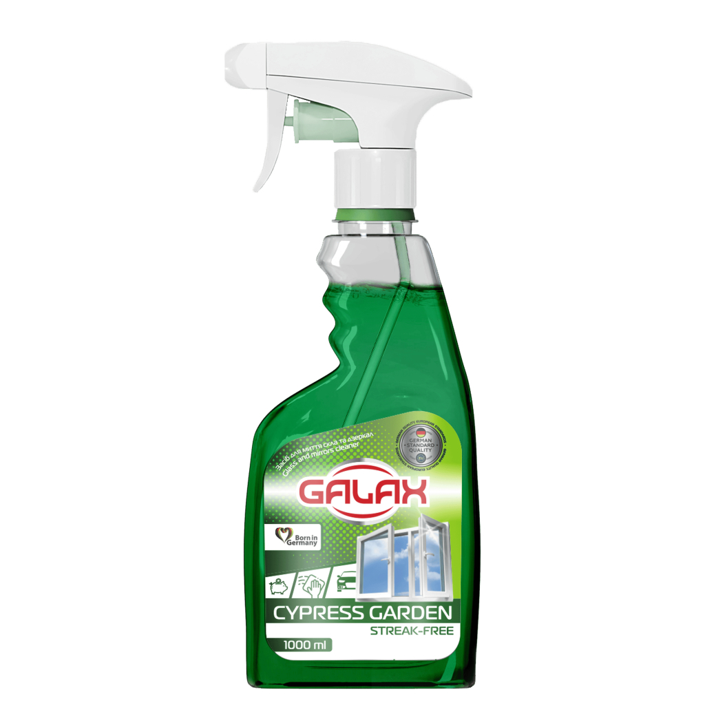 Засіб для миття скла Galax Кипарисовий сад 1 л (4823128000792) Засіб для миття скла Galax Кипарисовий сад 1 л (4823128000792)