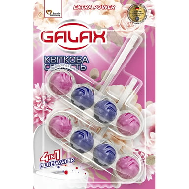 Туалетний блок Galax Квіткова свіжість 2 х 55 г (4823128005384)