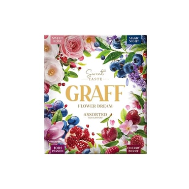 Чай Graff Асорті Квіткова мрія/Flower Dream 32 пакетики (4820279612706) - фото 1