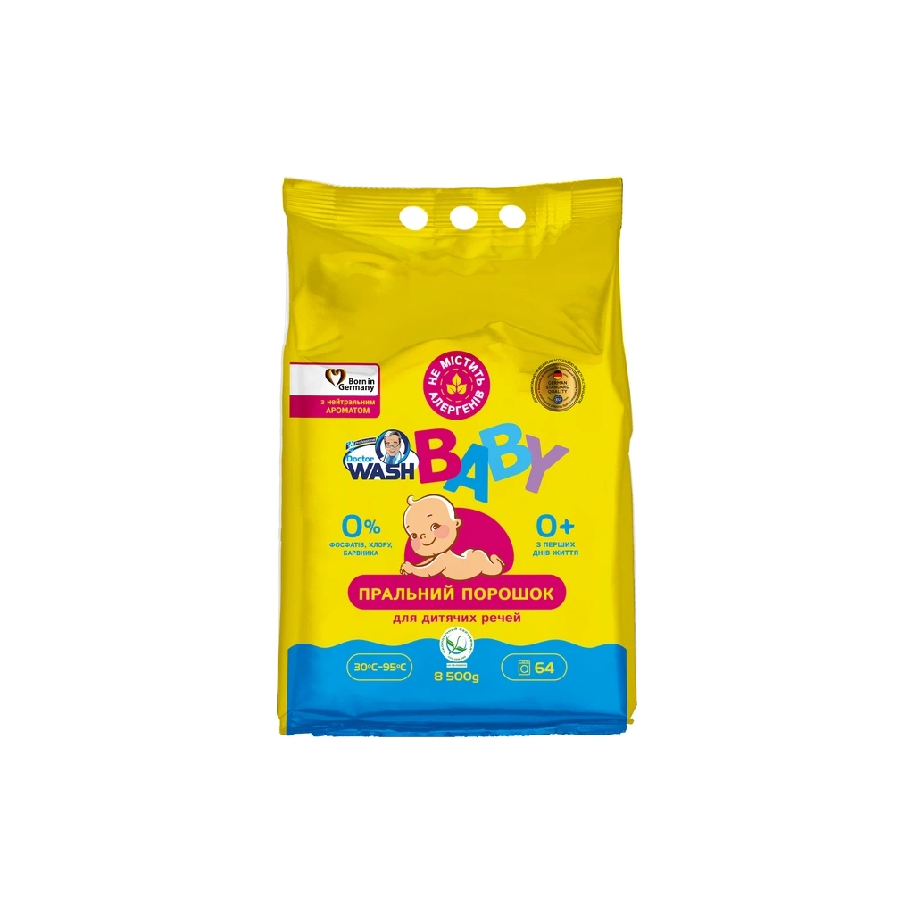Пральний порошок Doctor Wash Baby З нейтральним ароматом 8.5 кг (4260637720764) Пральний порошок Doctor Wash Baby З нейтральним ароматом 8.5 кг (4260637720764)
