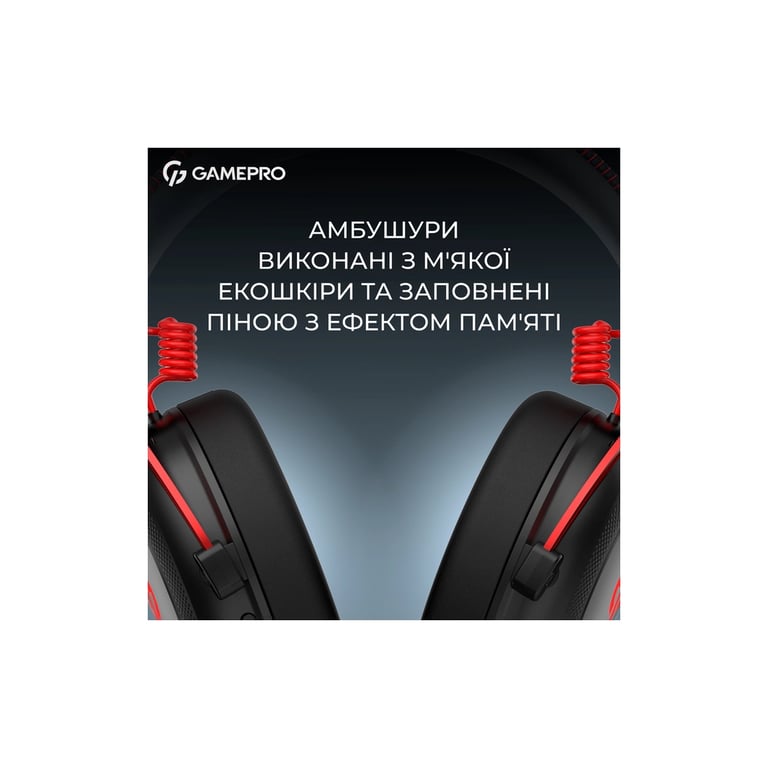 Навушники GamePro Asgard Skald Origin Black/Red (HS850BR) - фото 10