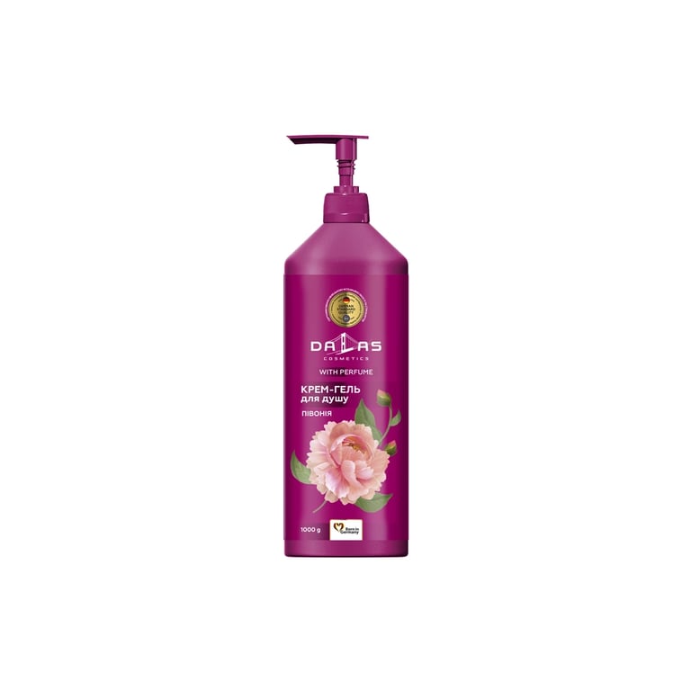 Гель для душу Dalas Cosmetics Півонія 1000 г (4262396142030)