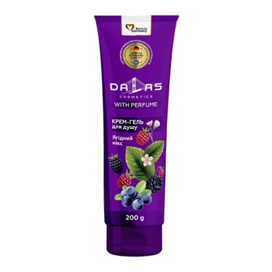Гель для душу Dalas Cosmetics Ягідний мікс 200 г (4262396142078)