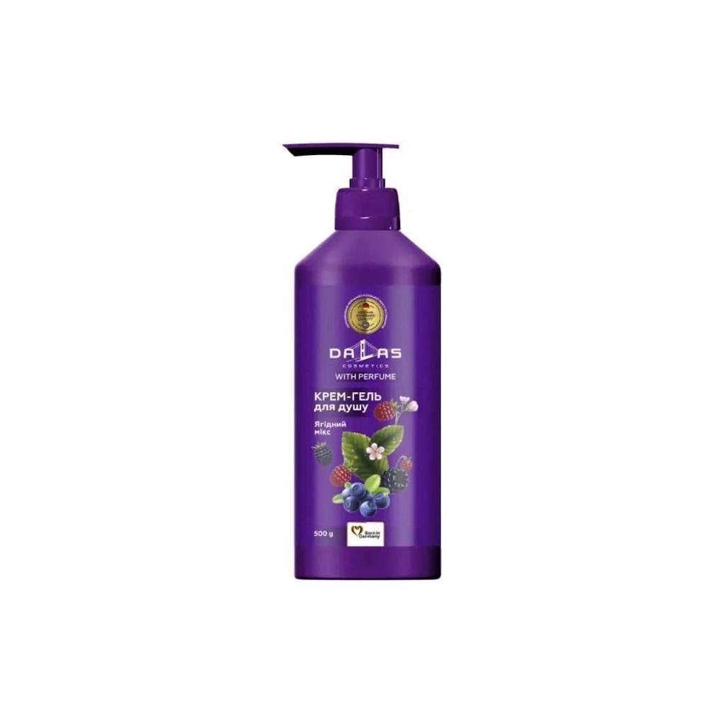 Гель для душу Dalas Cosmetics Ягідний мікс 500 г (4262396142054) Гель для душу Dalas Cosmetics Ягідний мікс 500 г (4262396142054)