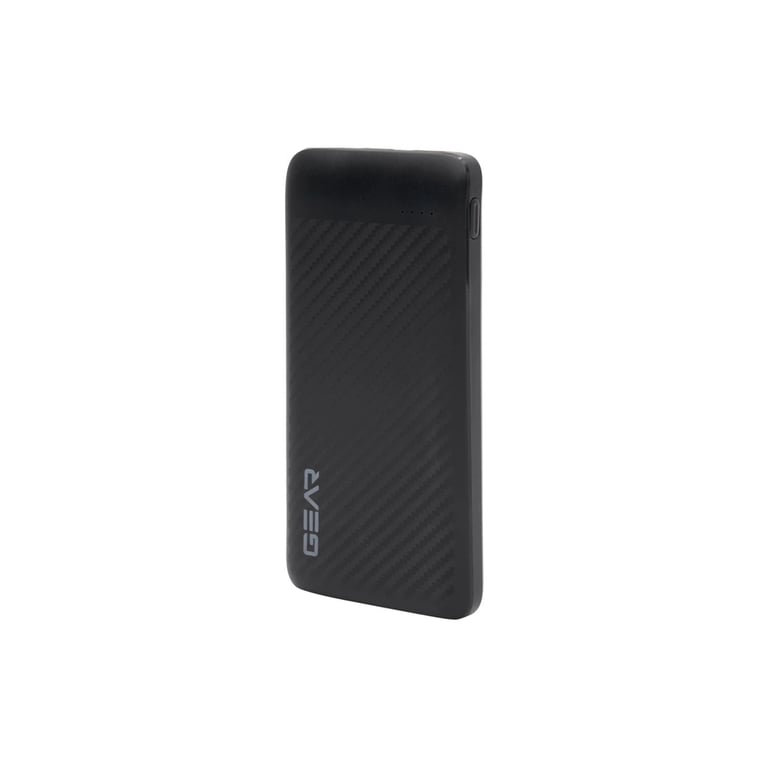 Батарея універсальна GEAR 10000mAh, 10W, USB-TypeC, 2*USB-A, Micro-USB, black (SL10) - фото 1