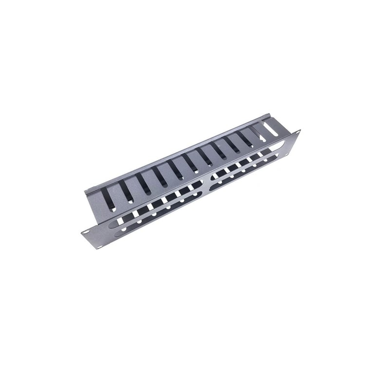 Кабельний організатор 19" 2U з кришкою SN (80мм) - 9005 Eserver (КР-012.2U.19) - фото 1
