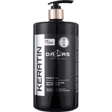 Маска для волосся Dalas Cosmetics Keratin З кератином і молочним протеїном 900 мл (4823128000136) - фото 1