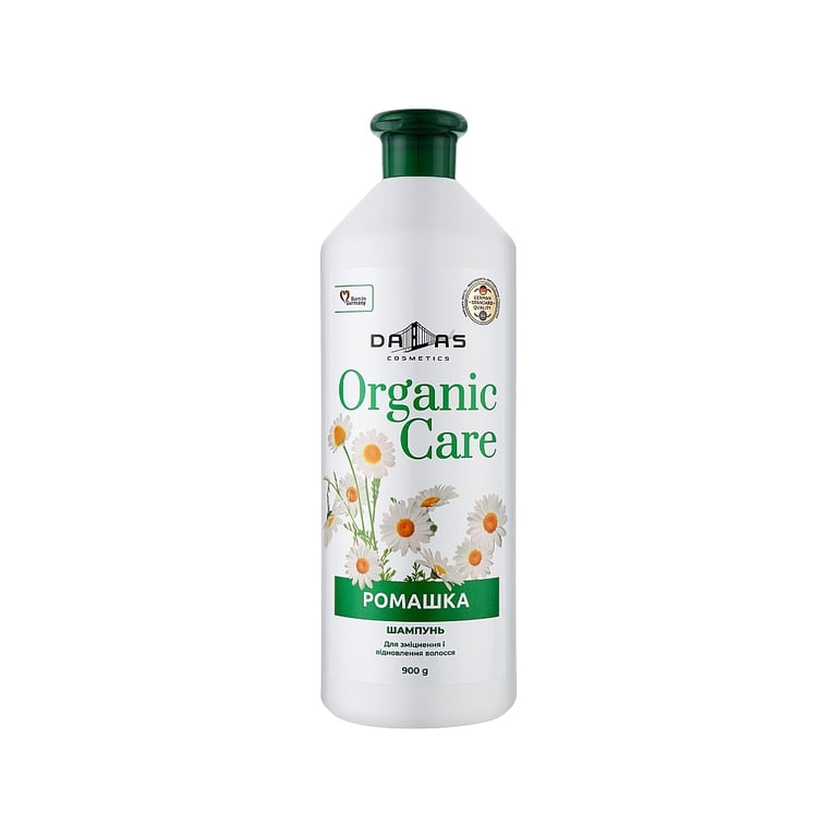 Шампунь Dalas Cosmetics Organic Care Ромашка Для зміцнення і відновлення волосся 900 г (4823128000037) - фото 1